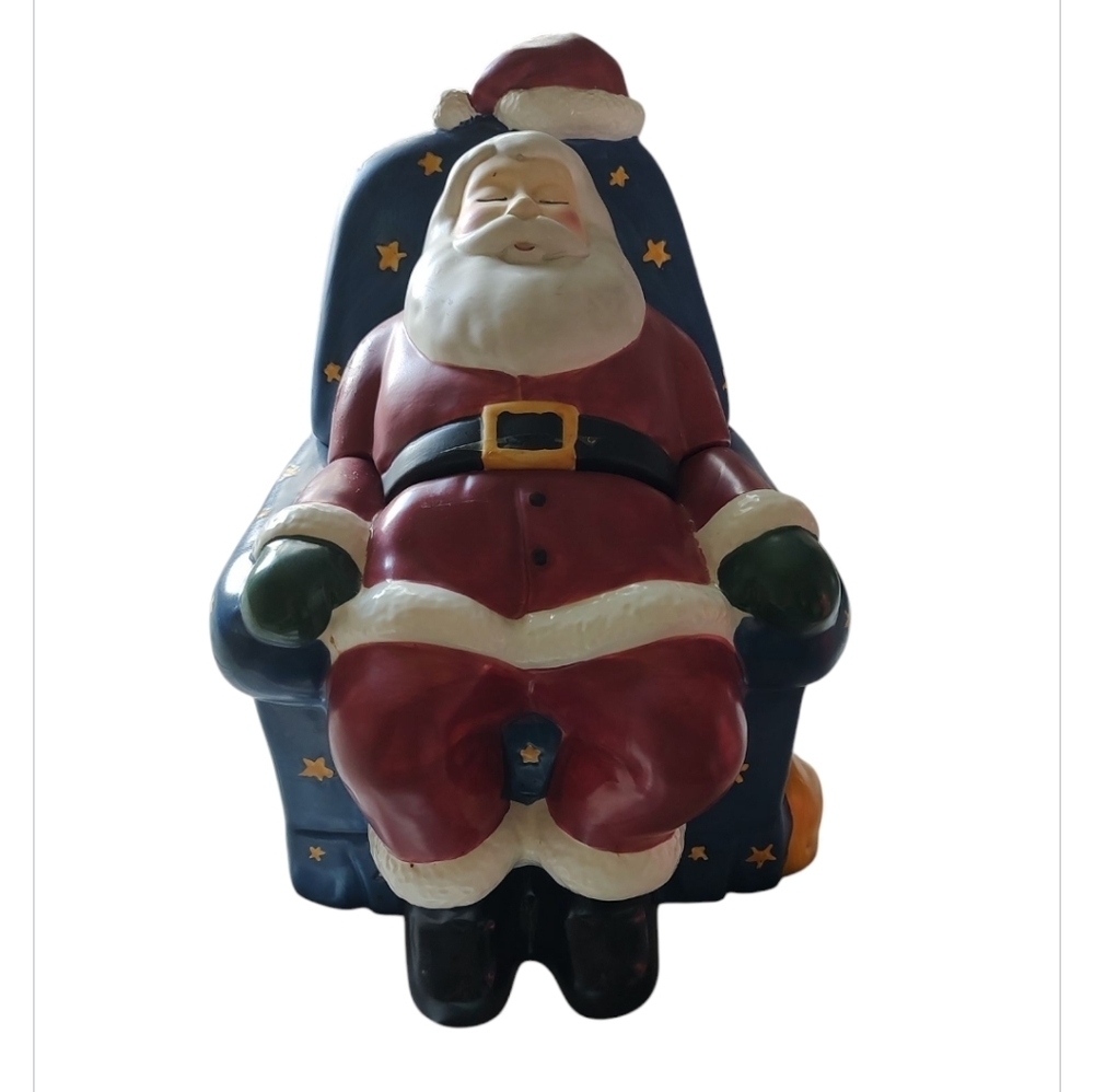 Sakura Warren Kimble Santa Claus Christmas Cookie Jar